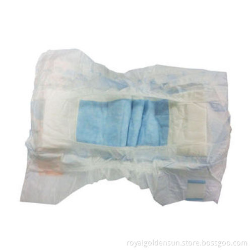 Disposable baby diapers with PP tapes and clothlike back sheet